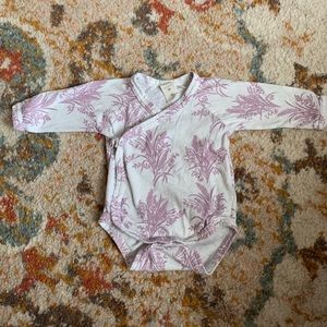 Kate Quinn organic cotton kimono bodysuit